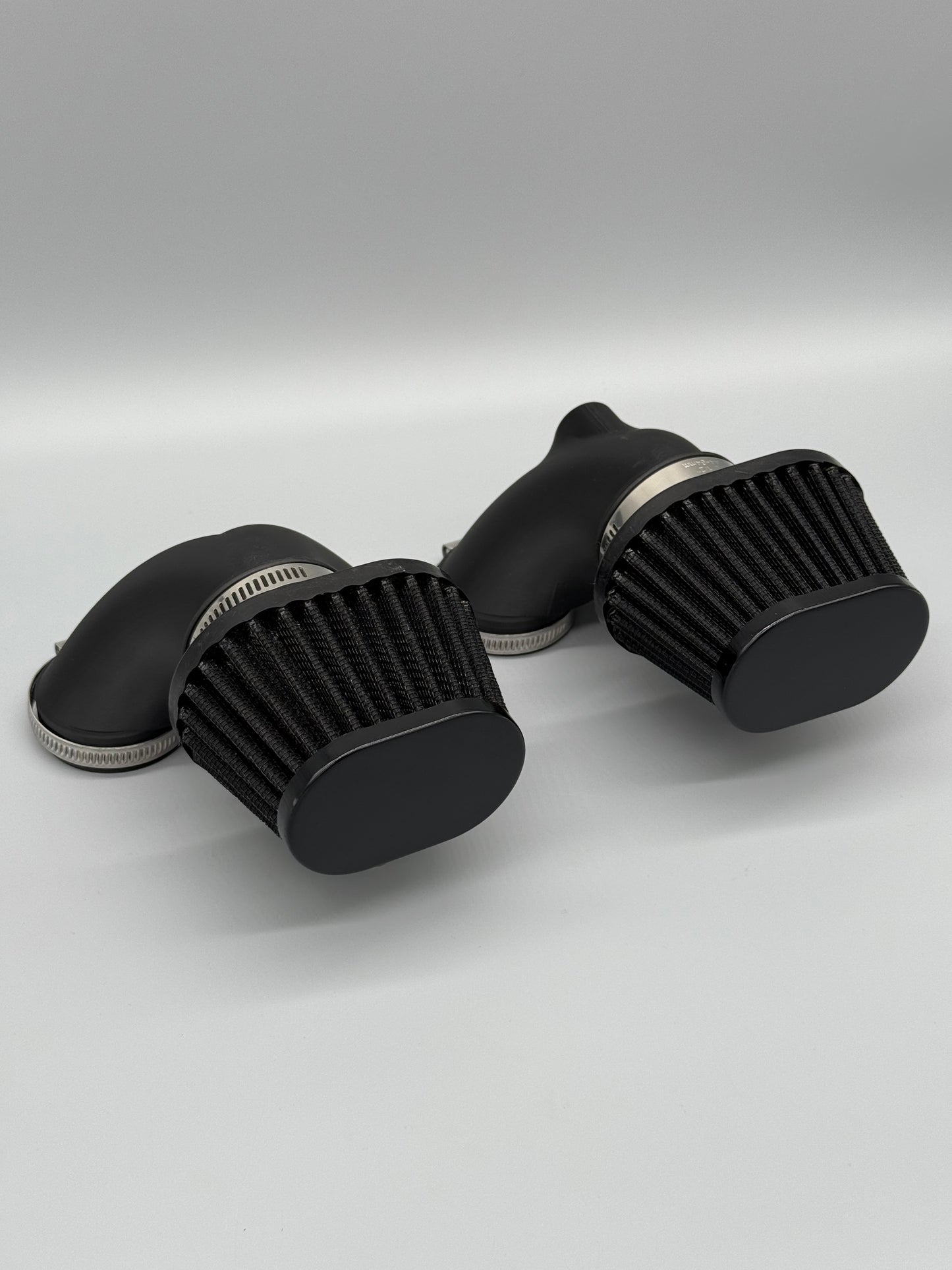 Air Inkake Kit K100-16V, K1100 with Black Filters - CCR Custom Cafe Racer