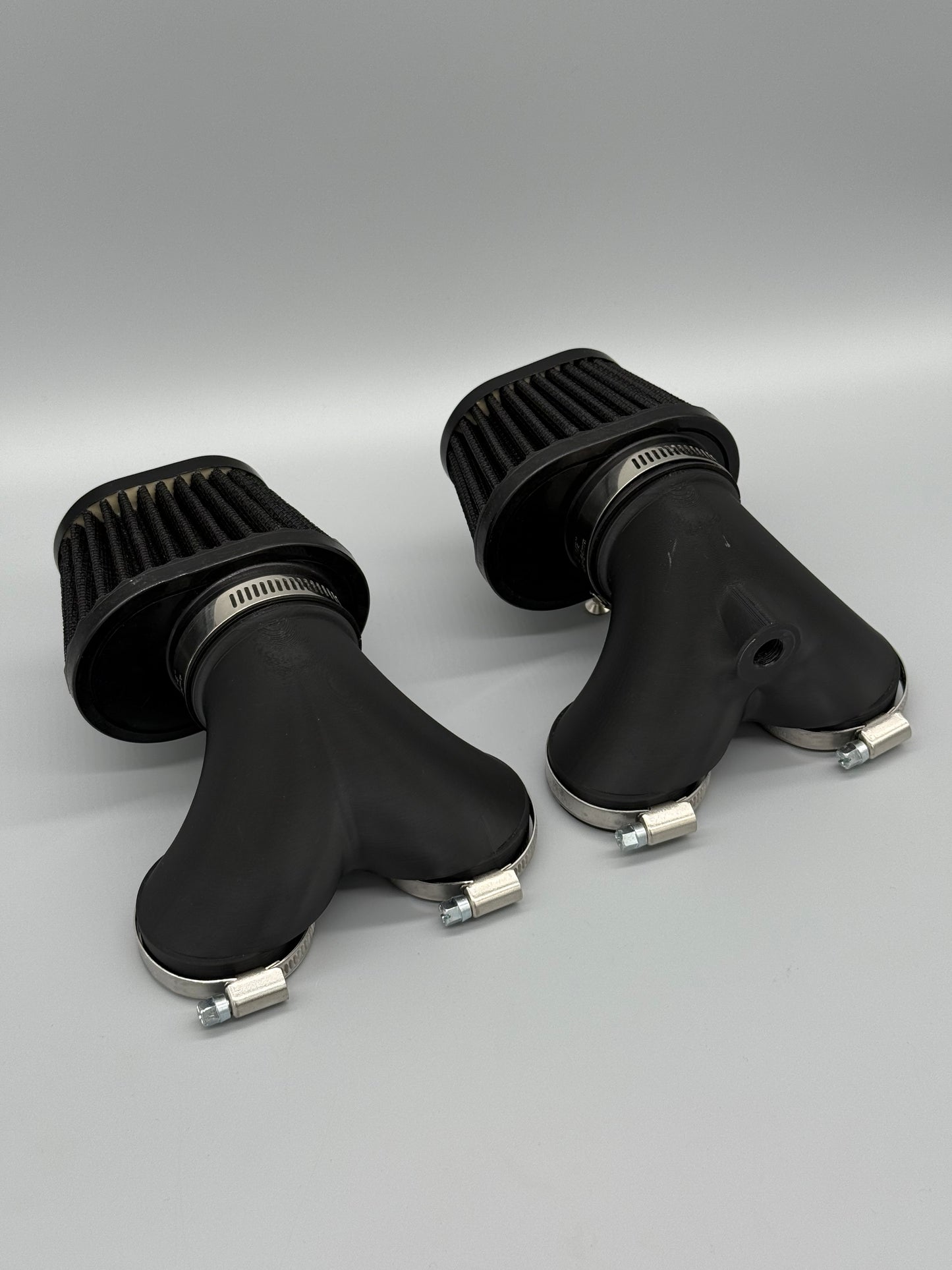 Air Inkake Kit K100-16V, K1100 with Black Filters - CCR Custom Cafe Racer