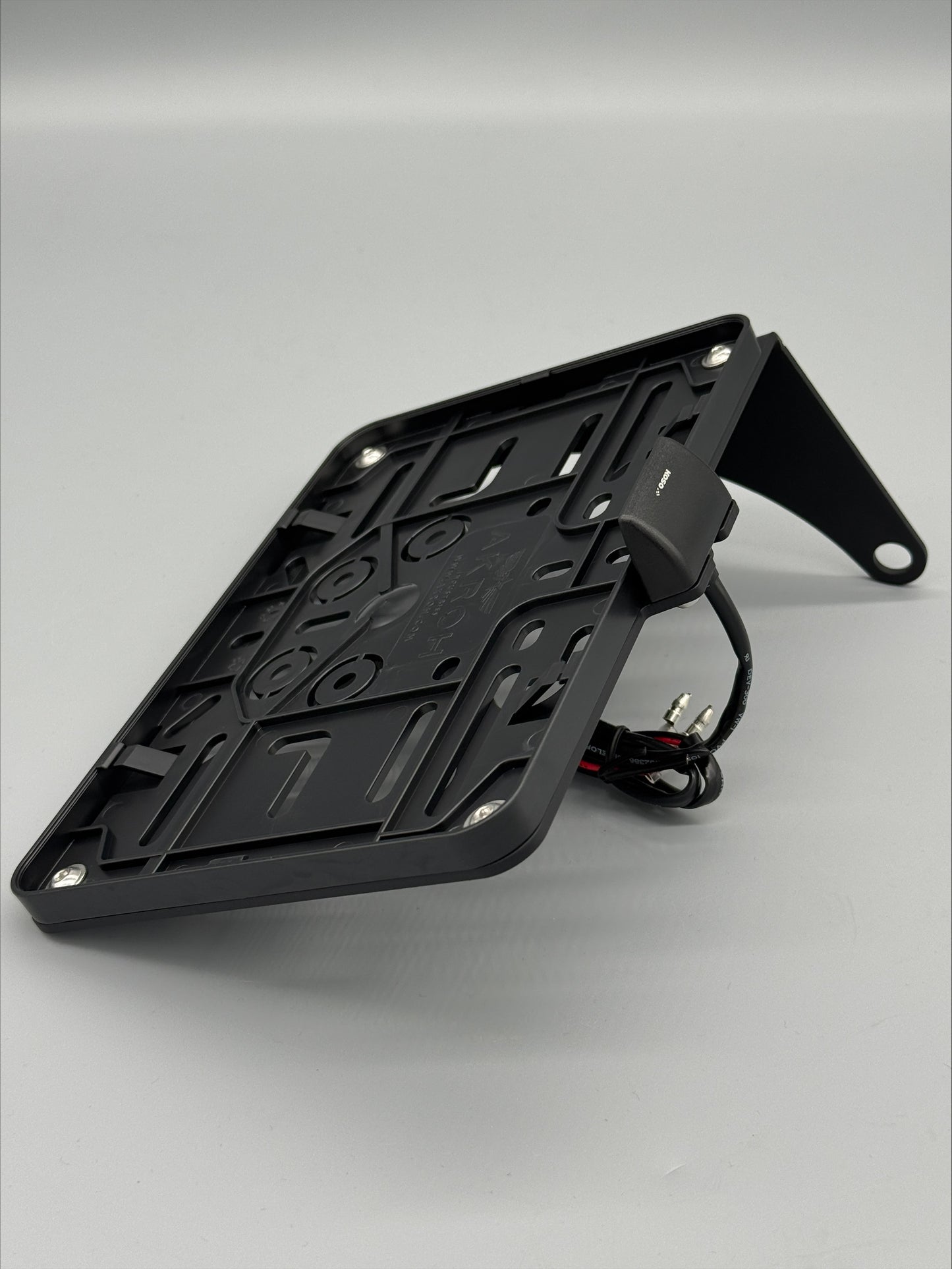NL License Plate Holder Grafietzwart