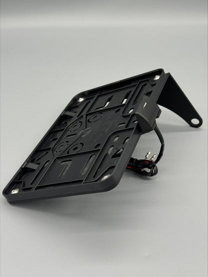 NL License Plate Holder Grafietzwart
