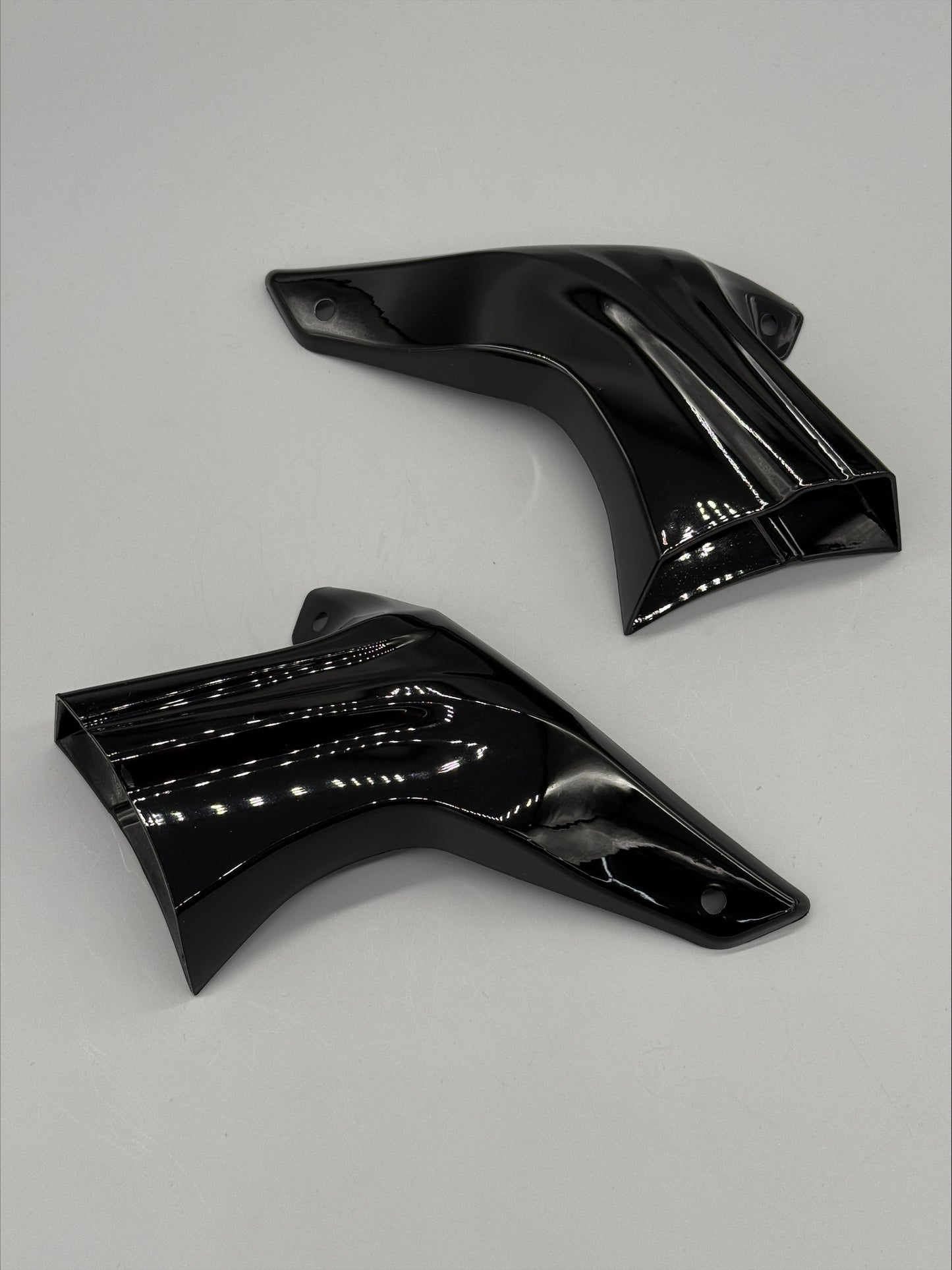 Brake cooling duct kit high gloss black