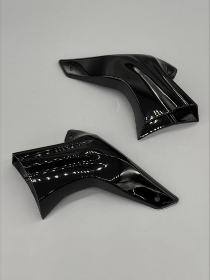 Brake cooling duct kit high gloss black