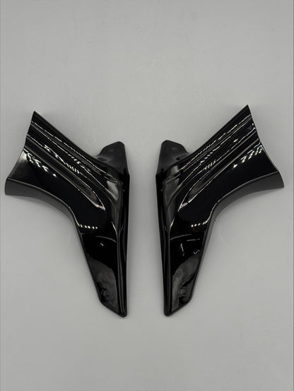 Brake cooling duct kit high gloss black