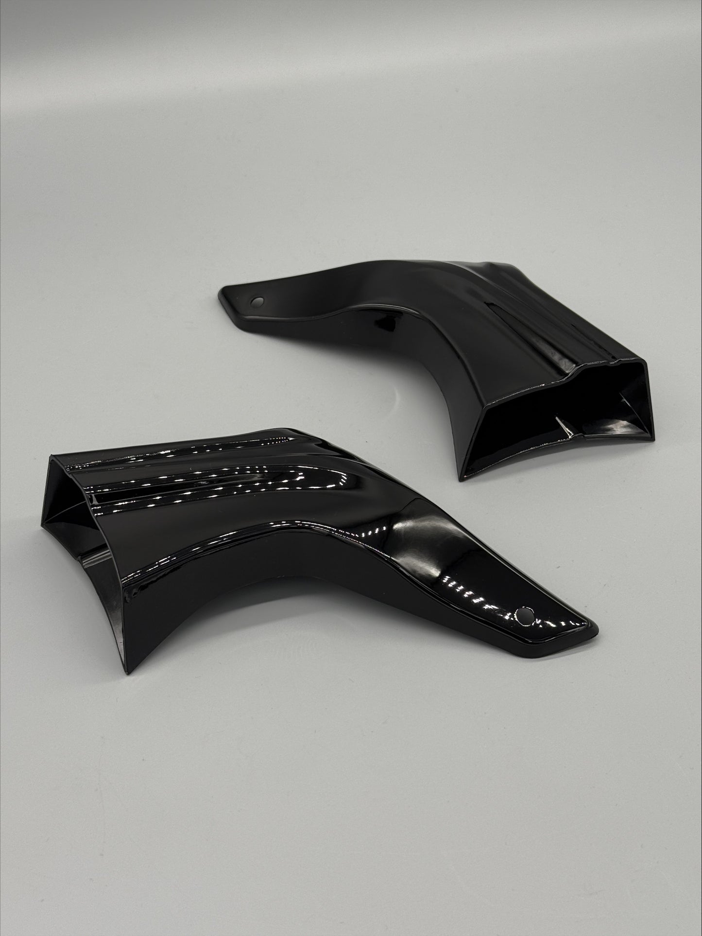 Brake cooling duct kit high gloss black