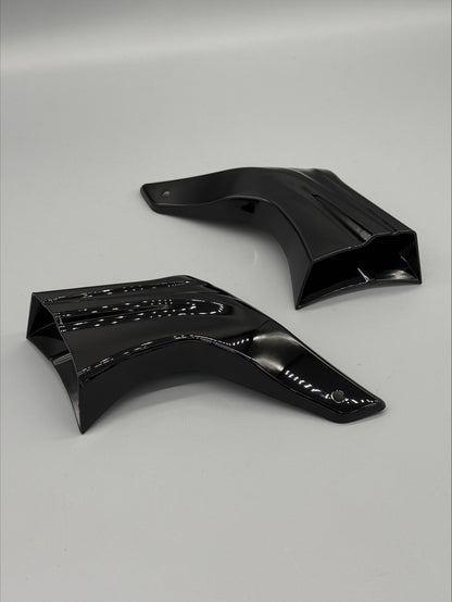 Brake cooling duct kit high gloss black