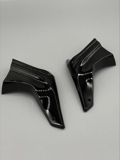 Brake cooling duct kit high gloss black
