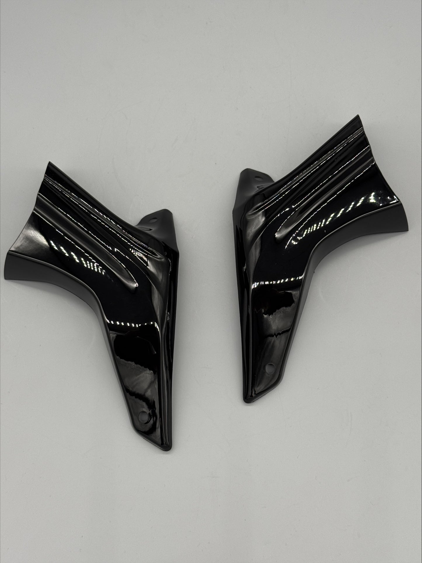 Brake cooling duct kit high gloss black