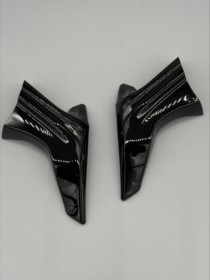 Brake cooling duct kit high gloss black